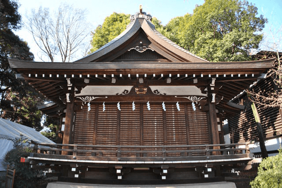 O神社神楽殿